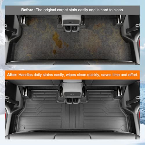 powoq Floor Mats Compatible with 2024-2026 Chevy Trax Trunk Mat with Backrest Mat TPE Floor Liner Replacement for 2024 2025 2026 Chevy Trax Accessories (Trunk Mat with Backrest Mat+Floor Mats) - size: Compatible with Chevy Trax | 2024-2026