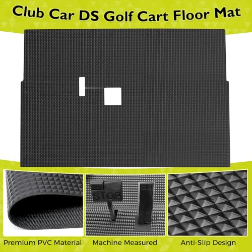Golf Cart Floor Mats fit for Club Car DS/Precedent, EZGO RXV/TXT, Yamaha G22 / G29, Golf Cart Accessories