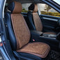 Blueshyhall Cooling Wooden Beaded Car Seat Cover Comfortable Massage Support Cushion for SUV Auto Office Home Seat Chair - Brown 2 Pcs - color: Brown