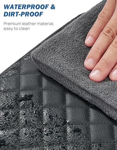 JOYTUTUS Center Console Cover Compatible with 2005-2021 Nissan Frontier Leather Armrest Cover Center Console Cushion Nissan Frontier Accessories - size: 2005-2021