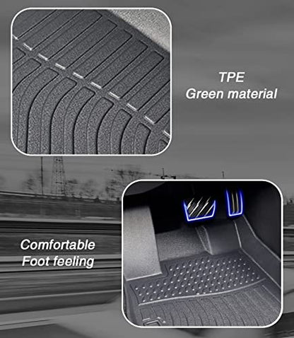 Car Floor Mats Replacement for Mazda 6 2014-2021 Heavy Duty Liner Custom Fit All Weather Protection Carpets Coverage Waterproof Durable Odorless Accessories for Dad ﻿