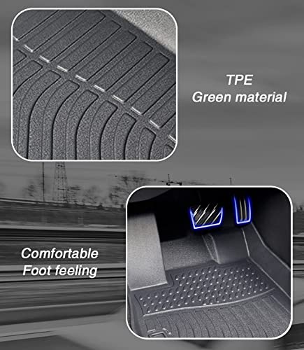 Car Floor Mats Replacement for Chevrolet Chevy Trax 2014-2023/ Buick Encore 2013-2023 (Not fit Encore GX) Custom Fit Durable Front Rear Heavy Duty Carpets Accessories for Dad