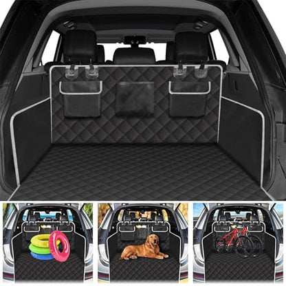 SUV Cargo Liner for Dogs for Jaguar F-PACE 2017-2026, Nonslip Durable Dog Cargo Cover Mat Water Resistan Scratch Resistant Dog Trunk Cover SUV Dog Cargo Liner