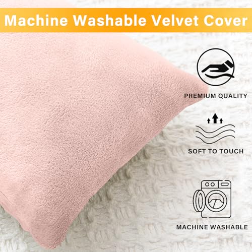 1 MIDDLE ONE 2 Pack Small Pillow, Memory Foam Mini Pillow 11 X 7 Inches for Travel, Sleeping, Nap and Neck, Knee, Lumbar Support, Tiny Cushion for Pet, Dogs (Light Pink) - color: Light Pink, size: 11x7 inch