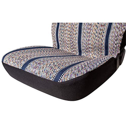 Baja Blanket Bucket Seat Cover for Car, Truck, Van, SUV - Airbag Compatible (2PCS Blue) - color: Blue
