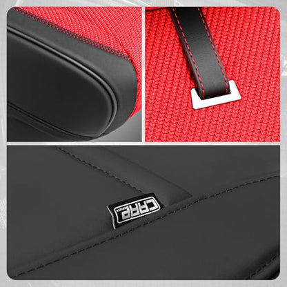 Drive Series Front Row Set Seat Covers Universal for Cars Trucks SUV, Red, CA-SC-Drive-F-RD - color: Red, size: Front Row, style: Drive Series