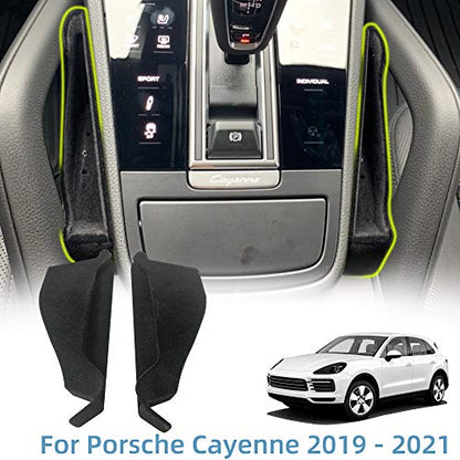 Front Row Armrest Box Storage Tray Compatible with Porsche Cayenne 2019-2025 Phone Container Armrest Organizer Handle Pocket ABS Tray Insert - size: for Cayenne 2019-2026