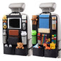 Backseat Car Organizer, backseat car organizer with 9 Pockets & Tablet Holder, Kick Mats for Car Seat Storage and Organization, 2 Pack, Black—Perfect for Travel.