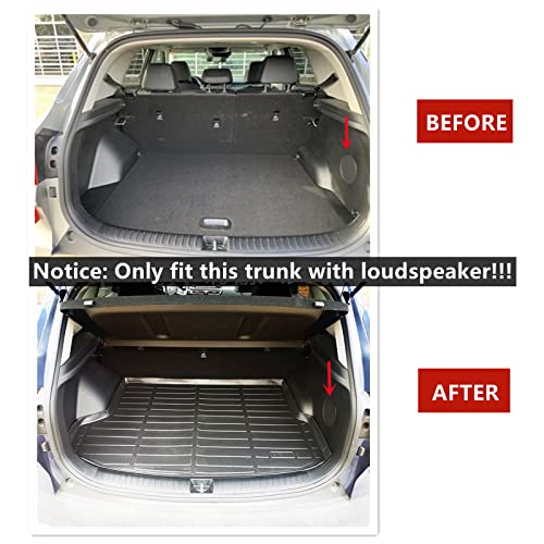 Cartist Cargo Liner Fits for 2021-2025 2026 Kia Seltos (Seltos SX/Seltos SX Turbo) (Only Fit Trunk with Subwoofer) All Weather Trunk Floor Mat Heavy Duty - size: 5)Kia Seltos【2021-2025】