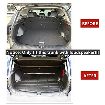 Cartist Cargo Liner Fits for 2021-2025 2026 Kia Seltos (Seltos SX/Seltos SX Turbo) (Only Fit Trunk with Subwoofer) All Weather Trunk Floor Mat Heavy Duty - size: 5)Kia Seltos【2021-2025】