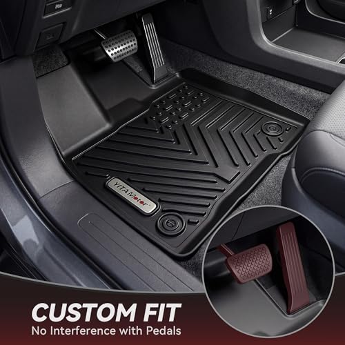 YITAMOTOR Floor Mats Fit Toyota Sienna 7 Seats 2021-2026 (Not Fit 25 26 Platinum), TPE All-Weather Custom Fit Floor Liners for Sienna XLE/XSE/Limited/Edition, 1st & 2nd & 3rd Row & Cargo Liner, Black - style: 2021-2026 Toyota Sienna 7 Seat Floor Mats Full