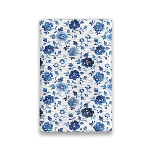 Blue Flowers Tissue Pouch, Small Pockets Stylish Tissue Pouch for Coins Easy to Carry Small Pouch for Keys Coins Credit Cards - color: Blue Flowers 01