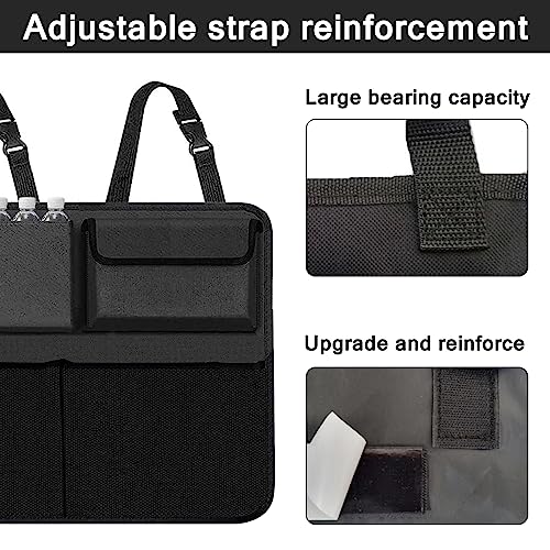 Snuopfy Car Trunk Organizer and Storage, Backseat Hanging Organizer for SUV, Truck, MPV,Van Collapsible Cargo Storage Bag with 7 Pockets, Car Interior Accessories for Men and Women