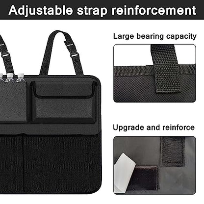 Snuopfy Car Trunk Organizer and Storage, Backseat Hanging Organizer for SUV, Truck, MPV,Van Collapsible Cargo Storage Bag with 7 Pockets, Car Interior Accessories for Men and Women