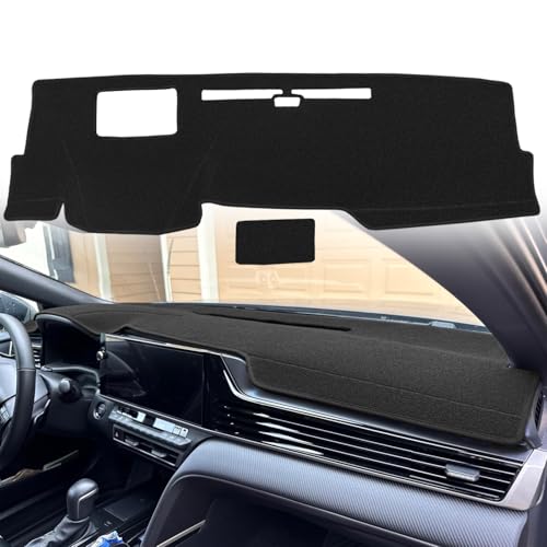 Yiz Dashboard Cover Dash Cover Mat Pad Custom Fit for Toyota Camry 2025 2026 wiwh Head Up Display (Black) J390 - color: Camry 2025-26