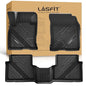 LASFIT Floor Mats for Ford Bronco Sport 2026 2025 2024 2023 2022 2021 Carpet Floor All Weather Protector Custom Fit TPE Car Liners, No Sliding, No Curling - style: 4) Bronco Sport| 21-25 | 2Rows Carpet Floor