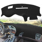 Dash Cover Mat Custom Fit for Chevy Chevrolet Corvette with Head Up Display with Light Sensor,Dashboard Cover Cap Pad Carpet Protector (Black) F325B