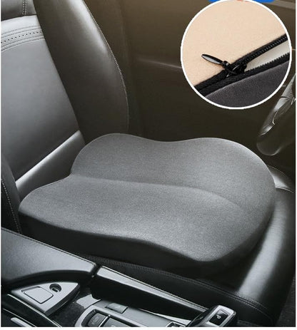 Adult Car Booster Seat Cushion, Car Seat Driver Height Boost Mat Memory Foam Car Seat Cushions Pad Improve Driving View Non-Slip 3D Office Chair Cushion Pressure Relief (Light Green) - color: Light Green