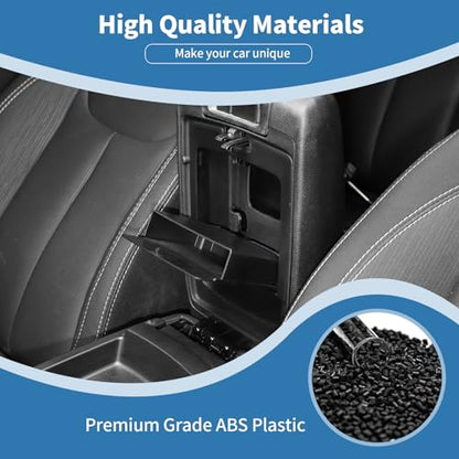 for Wrangler JK Center Console Hidden Storage Tray Box, Secret Storage Compartment for Jeep Wrangler JK JKU 2011-2017 Black Storage Container Accessories
