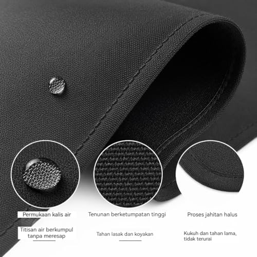 Dog Car Seat Cover for Pets - 100% Waterproof 600D Oxford Heavy Duty Hammock Style Scratch Proof Non Slip Back Seat Protector with Side Flaps, Fits Cars Trucks SUVs, Black