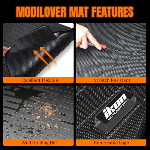 Trunk Mat Rear Cargo Liner, Compatible with 2016-2025 BMW X1 F48 U11, 3D TPE All Weather Protection Cargo Trunk Tray, Black