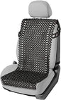 Beaded Seat Cushion Car Driver Seat Cover with Durable & Double Strung Natural Wood Beads- Cooling Comfort Ventilated Massaging Support Cushion for Cars, Trucks & Office Chairs- Black - color: Black Style 2
