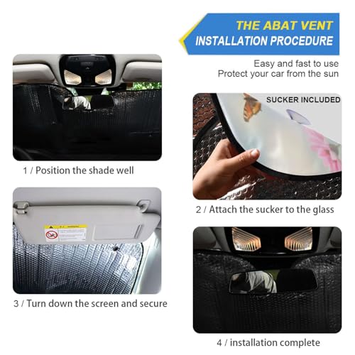 Sun Shade for Car Windshield Vibrant Spring Flowers Foldable Sun Shield Heat and UV Protection Automotive Interior Protection