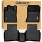 OEDRO Floor Mats Fit for 2019-2025 2026 Nissan Altima Sedan Edition ONE/Platinum/S/SL/SR/SV, TPE All-Weather Custom Fit Floor Liner for Altima 4 Door, 1st & 2nd Row Car Mats Set Accessories, Black - style: 19-26 Nissan Altima 1st & 2nd