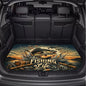 Universal Car Trunk Mat 29" x 39", Fishing Elements All Weather Trunk Protection Cargo Liner, Durable Cargo Mat Rear Trunk Liner, Stylish Vehicle Interior Accessories Suitable for Most Car Models - color: Fishing Elements