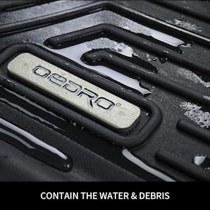 OEDRO Floor Mats Fit for Toyota 4Runner 2024-2013 / Lexus GX460 2014-2023, TPE All-Weather 4Runner Car Mats Includes 1st and 2nd Row Full Set Liners, Black - style: 13-24 Toyota 4Runner/2014-2023 Lexus GX460
