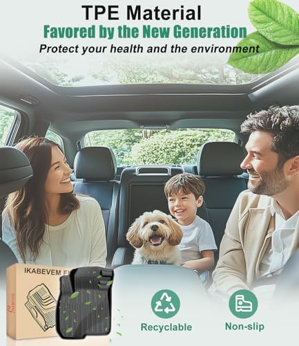 Original 2020-2022 CR-V Hybrid Floor Mats & Cargo Liner for Honda CRV Hybrid - Custom Fit TPE Floor Mats with Trunk Mat - All Weather Rubber Car Mats for Honda CR-V Hybrid 2020-2022 - size: 2020-2022 CRV Hybrid Floor Mats & Cargo Liner