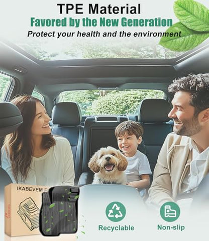 Original 2020-2022 CR-V Hybrid Floor Mats & Cargo Liner for Honda CRV Hybrid - Custom Fit TPE Floor Mats with Trunk Mat - All Weather Rubber Car Mats for Honda CR-V Hybrid 2020-2022 - size: 2020-2022 CRV Hybrid Floor Mats & Cargo Liner