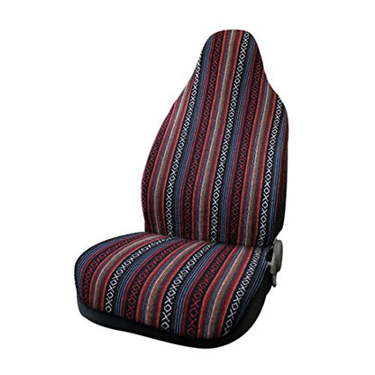 uxcell Universal Soft Blanket Bucket Seat Cover Mat for Car Vehicle Automotive - style: Dark Red
