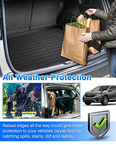 CRV Cargo Liner - Fits for Honda CR-V 2026 2025 2024 2023 (Not for Hybrid), All Weather Trunk Mat for CRV Accessories (Fit Cargo Tray in Lowest Position) Heavy Duty - size: 1)Honda CR-V 2023-2025(Not for Hybrid)