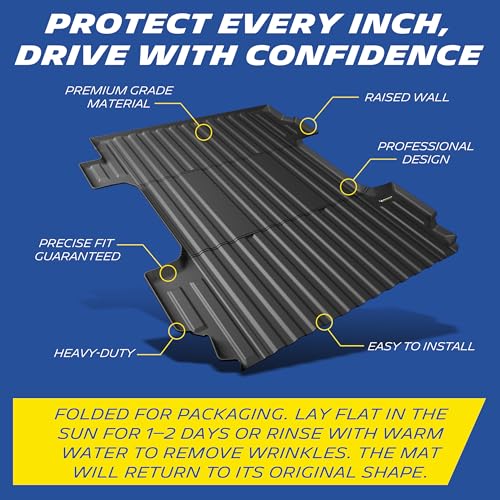 MICHELIN Truck Bed Mat for 2020-2026 Chevy Silverado/GMC Sierra 2500 3500 HD 6.8 FT / 82.2" Only (Not Fit Factory 5th Wheel Package), All-Weather Truck Bed Liner, Durable TPE Bedliner, Non-Slip - size: 2) Silverado/Sierra HD | 20-26 | 6.8 FT