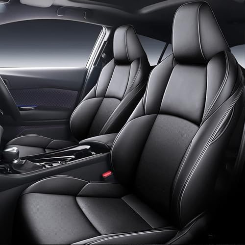AOMSAZTO Car Seat Cover for Mazda 3 2019 2020 2021 2022 2023 2024 2025 2026 - Full Set Customized Black Faux Leather Seat Covers - color: Black, size: Mazda 3 2019-2026 Seat Covers Full Set
