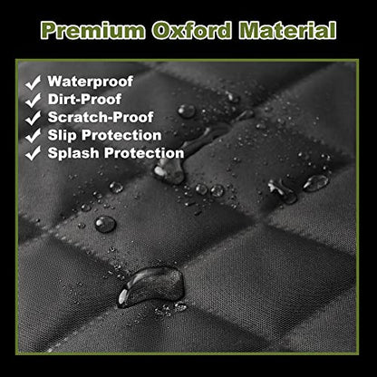 2 Packs Car Front Seat Cover for Dogs, Waterproof Pet Car Seat Protector, Nonslip Scratch-Proof Dog Seat Cover for Cars, Trucks & SUVs - color: 2 Pack-Black
