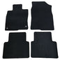 IKON MOTORSPORTS Floor Mat Compatible with 2016-2021 Honda Civic, Factory Fitment Floor Mats Carpet Front & Rear Black 4PC Nylon