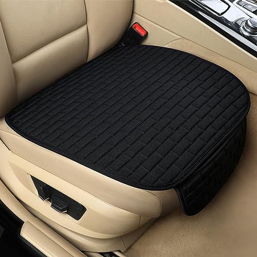 Car Seat Covers Front Seats,2 Pack Seat Covers for Cars Truck SUV,Front Seat Covers with Storage Pocket,Bottom Auto Seat Cushion Pad Mat for Most Vehicles-Black,Front 2 Pcs - color: Black 2 Pcs