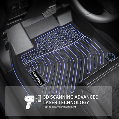 KELCSEECS Floor Mats & Cargo Liner for 2026 2025 2024 2023 2022 2021 2020 Ford Escape Hybrid All Weather Car Mats Cargo Mat Trunk Mat Ford Escape Floor Mats Accessories - style: 11)For 2020-2026 Ford Escape Hybrid Full Set