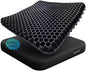 Gel Wheelchair Seat Cushion for Long Sitting, Extra Large & Thick Seat Cushion with Non-Slip Cover - Coccyx, Sciatica & Back Pain Relief - Wheelchair Cushions - Office Chair Car Seat Cushion - color: Black, size: Extra Large - 17x17x1.7inch