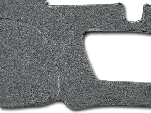 Yiz Dash Cover Mat Custom Fit for 2019-2025 Chevy Chevrolet Silverado 1500 2500HD 3500HD/2019-2023 GMC Sierra 1500 2500HD 3500HD w/o Heads Up Display and Speaker,Dashboard Pad Carpet(Dark Gray) J130 - color: 19-21DarkGray