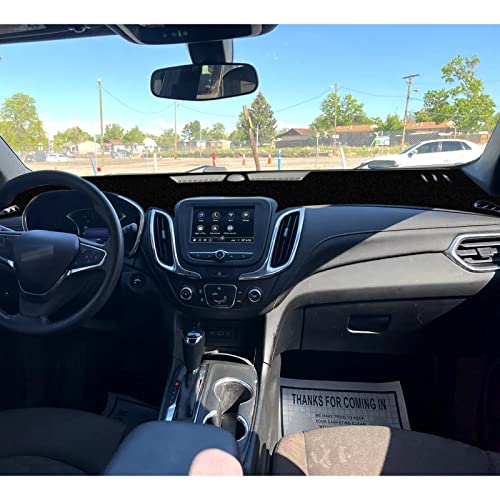 x xotic tech Center Console Dashboard Mat Pre-Cut Non-Slip Sunshield Sun Glare Protector Dash Carpet Pad Black Cover Compatible with Chevy Equinox SUV 2018 2019 2020 2021 2022 2023 2024 - color: Compatible with Chevy Equinox 2018-2022