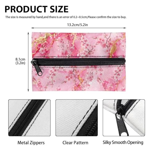 Cherry Blossom Fashion Tissue Packs, Mini Tissues Holder Fashion Prints Small Purses Car Small Houlders Easy to Carry for Outdoors - color: Cherry Blossom1
