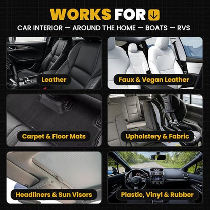 CAR Guys Super Cleaner | Interior Car Cleaner for Tough Stains | Stain Remover for Car Seats, Carpet, Upholstery, & Leather | 18 Oz Kit with Microfiber Towel - size: 18 Oz Kit (w/ Towel)