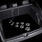 Universal Car Trunk Mat 29" x 39", Gradient Claw Prints All Weather Trunk Protection Cargo Liner, Durable Cargo Mat Rear Trunk Liner,Stylish Vehicle Interior Accessories Suitable for Most Car Models - color: Gradient Claw Prints