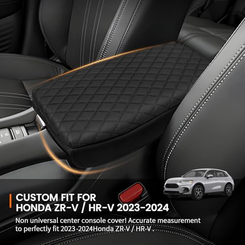 Custom Fit for Center Console Cover Honda HR-V 2023 2024 2025 2026 Armrest Cover Center Console Pad Interior Accessories Car Armrest Seat Box Cover Protector - size: Honda HR-V 2023 2024 2025 2026