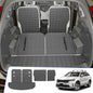 Rongtaod Trunk Mat Compatible with 2021-2025 2026 Kia Sorento 6&7 Seats Cargo Mat Cargo Liner Trunk Liner Back Seat Cover Kick Mat 2024 Sorento Accessories (Trunk Mat+2nd&3rd Row Backrest Mats) - color: 2nd&3rd Row Backrest Mat+Trunk Mat