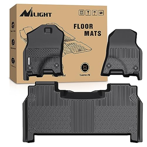 Nilight TPE Floor Mats for 2019 2020 2021 2022 2023 2024 Dodge Ram 1500 New Body Crew Cab with Rear Storage Box,All Weather Custom Fit Heavy Duty Floor Liners - color: 2019-2024 Dodge Ram 1500 New Body