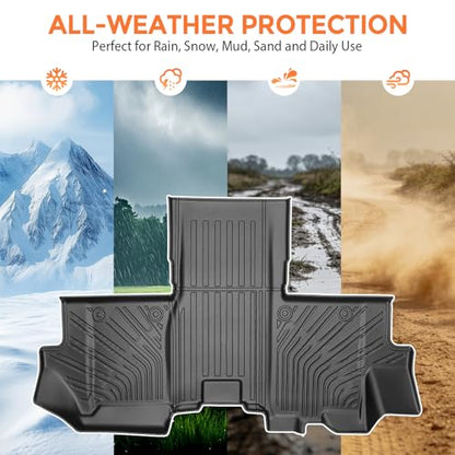 Floor Mats for Dodge Ram ProMaster Van 1500/2500/3500 2018-2025, Custom Fit Heavy Duty TPE All Weather Protection, Waterproof Non-Slip Black Car Liners (Front Row Floor Mats) - style: 18) For Dodge Ram ProMaster Van 1500/2500/3500 | 2018-2025 | 1st Floor